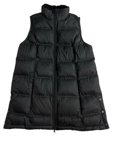 J. Jill Women’s Black Down Puffer Vest- Size Small Pockets-Snap- 2 Way Zip NWT - Picture 1 of 11