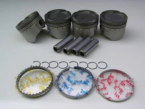 JDM HONDA CIVIC VITARA TURBO PISTONS D16 SI RINGS ZC D16Y CRX FLOATING 76MM - Picture 1 of 3