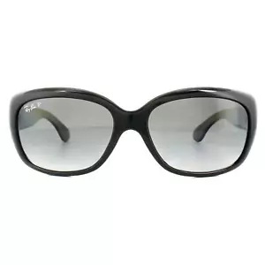 Ray-Ban Sonnenbrillen Jackie Ohh 4101 601/T3 Schwarz Grau Verlauf Polarisiert - Bild 1 von 10