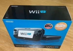 Nintendo Wii U Premium Set Kuro Black WUP-S-KAFC Game Console Rare NEW Japan - Picture 1 of 6