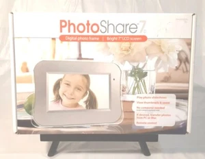 New Digital Photo Frame Photoco Photo Share 7D With 7 Inch LCD Screen New in Box - Picture 1 of 5