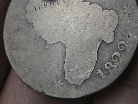 1822 Capped Bust Quarter 25 Cent Piece, About Good Details Cover