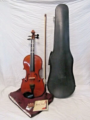 Anton Breton AB-10 4/4 Violin 1998 Fecit  Anno Domini Hard Case VGC 23 1/2" Long - Image 1 of 4