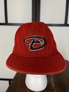 Arizona Diamondbacks Hat Cap Fitted Adult 7 1/8 Red MLB 59Fifty Wool Blend - Picture 1 of 13