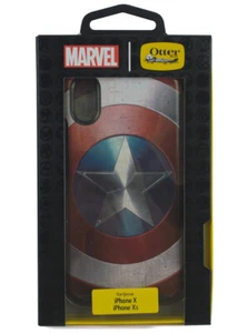 OtterBox Captain America Shield Apple iPhone X Symmetry Series Xs Case Marvel - Picture 1 of 2