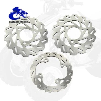 Front Rear Brake Disc Rotors for Honda TRX400EX Sportrax 1999-2008 TRX400X 09-14 - Image 1 of 4