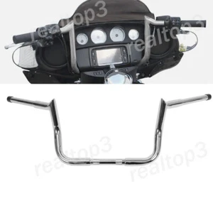 Manillar de barras colgantes Meathook Ape de 10" para Harley Touring Street Glide Electra - Imagen 1 de 11