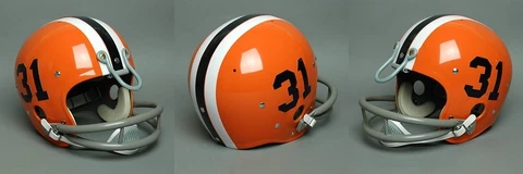 ILLINOIS FIGHTING ILLINI 1965-1970 Vintage Riddell TK Suspension Football Helmet Cover