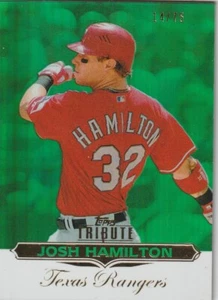 2011 Topps Tribute Green /75 Josh Hamilton #31 - Picture 1 of 2