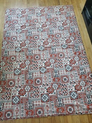 DE COLECCIÓN HECHO A MANO ARTE POPULAR CORBATA EDREDÓN/ARTE POPULAR CORBATA EDREDÓN/MANTA CORBATA 90x63  Foto 1 de 4