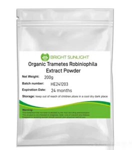 200g Organic Trametes Robiniophila 20:1 Extract Powder - Picture 1 of 2