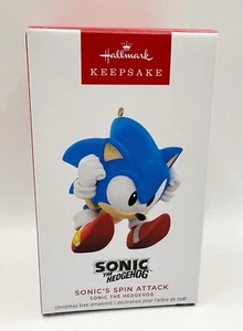Hallmark Keepsake Sonic The Hedgehog Sonic’s Spin Attack Ornament 2023 NEU - Bild 1 von 1