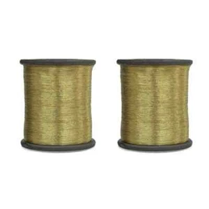 Cotton Metallic Zari Thread For Embroidery 0.1Mm(Pack Of 2 Roll) 100 Gram - Picture 1 of 81