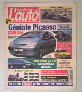 L'essentiel de l'auto - N°2 de décembre 1999 - Citroën Picasso / Saab 9-3 Viggen - Imagen 1 de 9