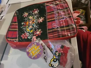 Vintage Powerpuff Girls Backpack Book School Bag Brand New NWT Rare 2002 - Picture 1 of 6