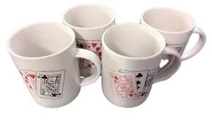 2004 BIA Playing Cards Coffee Mugs (Set Of 4) - Picture 1 of 6