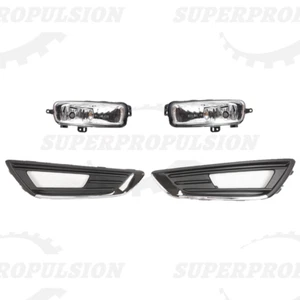For 2015 2016 2017 2018 Ford Focus Fog Lights Driving Lamps Driver & Passenger - Picture 1 of 10