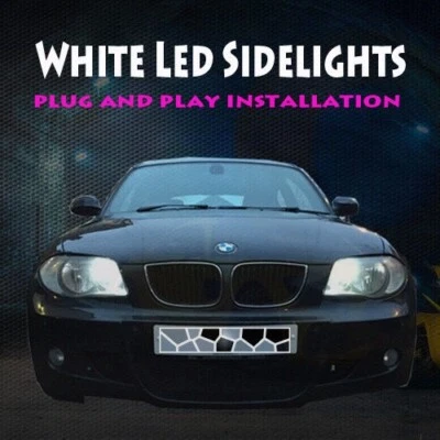 BMW 1 Series E87 2003 - 2012 Xenon White LED Side Light sidelights Upgrade Bulbs - Image 1 of 2