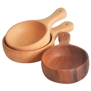 450/650ml Soup Bowl with Hanging Hole Food Container Retro Kimchi Appetizer - Picture 1 of 12