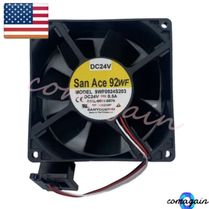 For San Ace 92WF FANUC A90L-0001-0578 9WF0924S203 24V 0.5A Fan 9CM 90*90*32mm - Picture 1 of 6