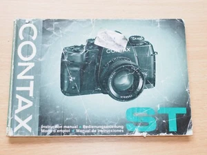 Contax ST Camera Instruction Manual - Picture 1 of 3