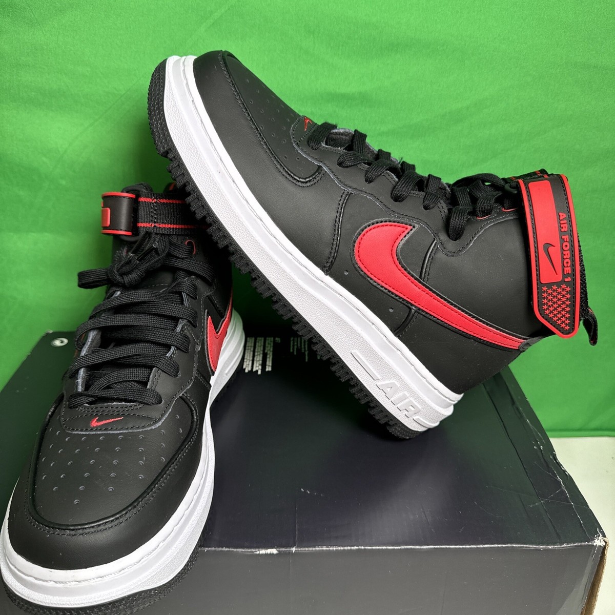 Nike Air Force 1 High Boot 2020 Black Red for Sale Nike Air Force 1 High Boot 2020 Black Red for Sale
