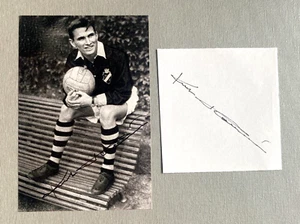 2x KURT HAMRIN (†2024) Schweden signed Foto 10x15 und Zettel Autogramm - Picture 1 of 1