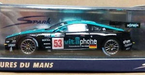 WOW EXTREMELY RARE Aston Martin DBR9 #53 Vitaphone 24h Le Mans 2008 1:43 Spark - Picture 1 of 2