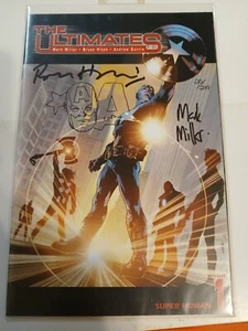 THE ULTIMATES #1 DF SIGNIERT VON MARK MILLAR & BEMERKT VON BRYAN HITCH MIT COA - Bild 1 von 4