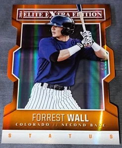 Forrest Wall 2014 Elite Extra Edition Orange Status Card #09/10 - Imagen 1 de 1