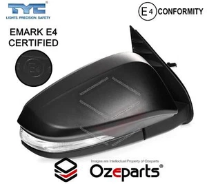 RH Right Electric Door Mirror Black 5 Pin For Toyota Fortuner GUN156R 2015~On - Picture 1 of 6