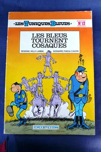 LES TUNIQUES BLEUES LES BLEUS TOURNENT COSAQUES N°12 DUPUIS 1977 BON ÉTAT - Imagen 1 de 8