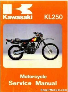 1980-1983 Kawasaki KL250 Motorcycle Service Manual - Bild 1 von 1