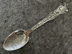 1903 LOUISIANA PURCHASE EXPOSITION Sterling Silver Souvenir Spoon 5-1/2 Inch - Picture 1 of 7