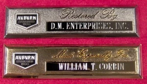 AUBURN - CUSTOM ENGRAVED DASH PLAQUE - Picture 1 of 1