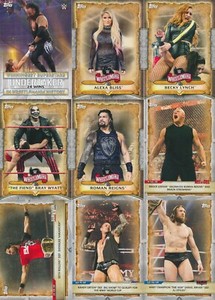 2020 Topps WWE Road to Wrestlemania BASE ROSTER WINNINGEST cards Pick From List