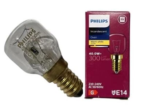 Philips Oven 40w Lamp SES E14 Small Screw Cap 300°C Cooker Light Bulb BOSCH - Picture 1 of 3