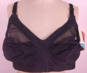 Vintage Bestform 6281 Black Full Figure Wireless T Shirt Bra Size 40 C - New - Picture 1 of 19