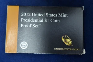 2012 Presidential $1 Coin Proof Set in OGP - Picture 1 of 1