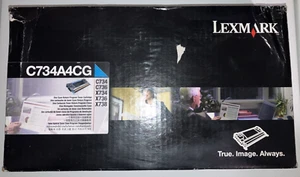 Lexmark C734A4CG Laser-Tonerkassette Cyan - Bild 1 von 3