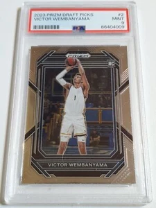 2023 Panini Prizm Draft Picks Victor Wembanyama Rookie #2 RC - PSA 9 - Picture 1 of 2