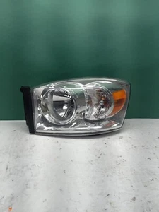 2006 Dodge Ram 3500 Headlight Left Driver Chrome OEM - Picture 1 of 14
