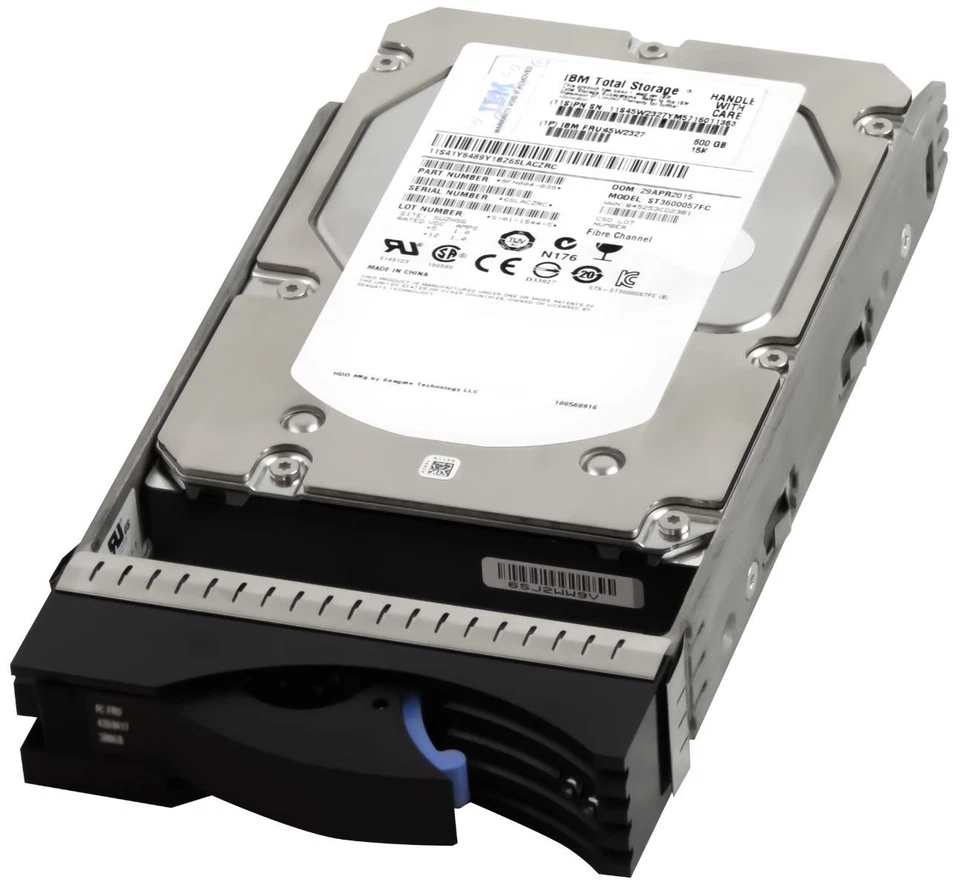 Disk Canale Fibra IBM 45W2327 ST3600057FC 600GB 15000U/Min 16MB 3.5 " Pollici - Immagine 1 di 3