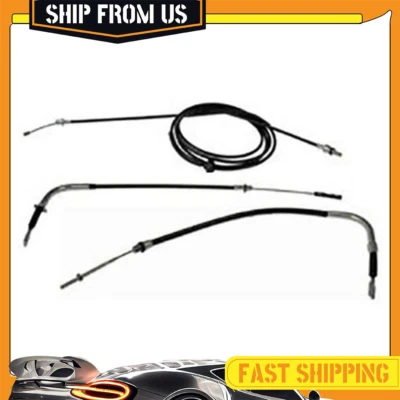 3PCS Front Rear Parking Brake Cable For Pontiac Grand Prix 2000-2008 - Image 1 of 4