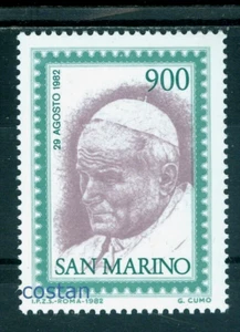 1982 Pope John Paul II visit in San Marino,Mi.1264,MNH - Picture 1 of 1