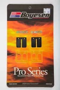 Cañas de carbono Boyesen PRO-139 Pro Series Kawasaki KX65 2000-2025 para jaulas de stock - Imagen 1 de 1