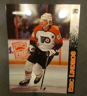 Philadelphia Flyers 1/29/94  Lineup Card Eric Lindros Washington Capitals RARE - Image 1 of 4