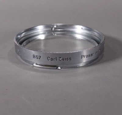 Filter Hasselblad B57 Proxar 1.0 #50318. Silver Close Up Lens - Germany EUC - Image 1 of 3