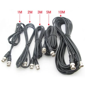 BNC Male to Male Coaxial Cable 75ohm for CCTV Security Camera Video Monitor 2-5m - Picture 1 of 8