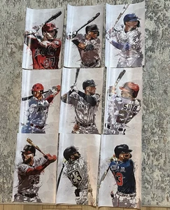 MLB Baseball Superstar Mini 12x8" Printed Sketch Portrait Poster - Pick a Player - Picture 1 of 1